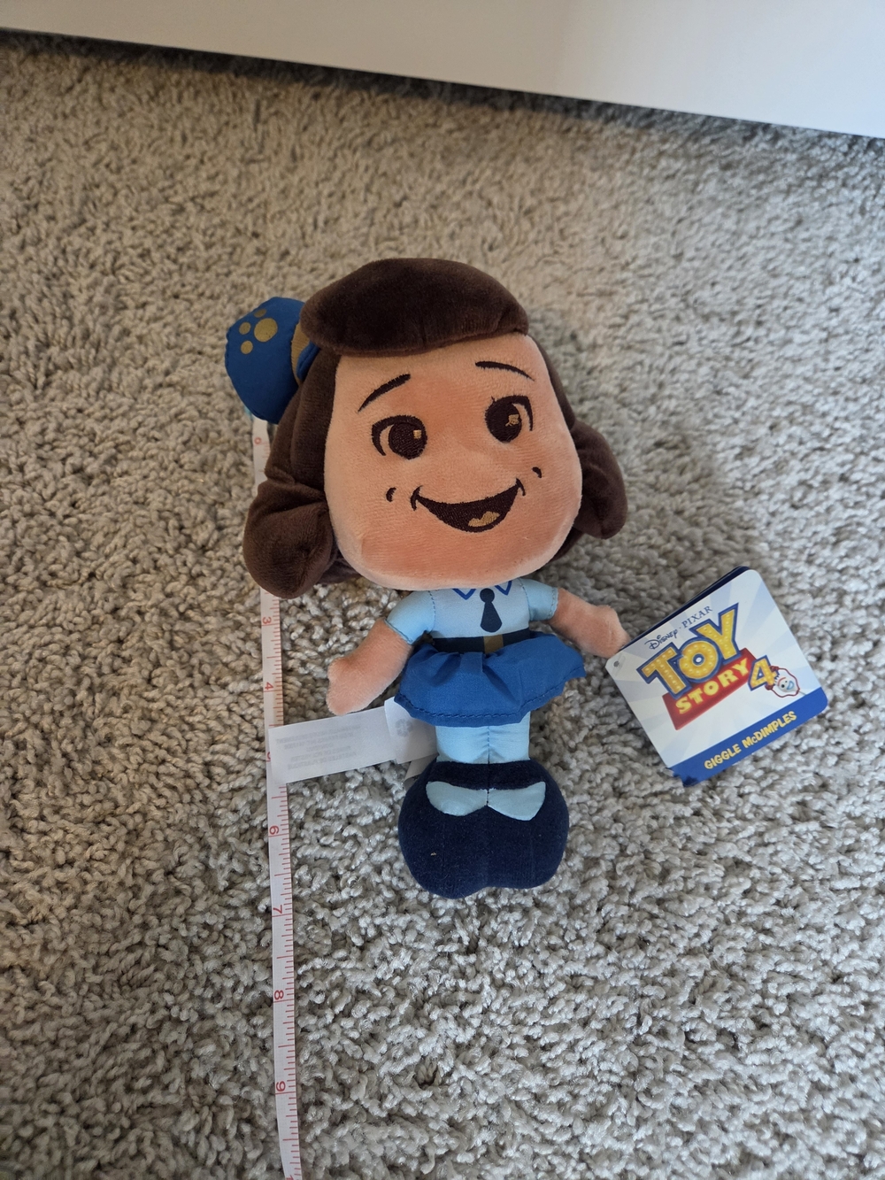 Disney Giggle McDimples Plush - Blue and Brown